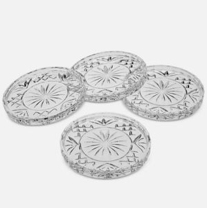 Dublin Collection Set of 4 Crystal Coasters
